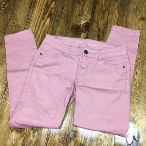 Lauren Conrad Dusty Rose colored skinny jeans